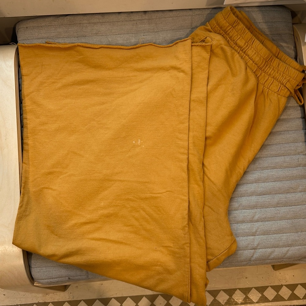 Lounge pants with bell bottoms. Have worn a few times.